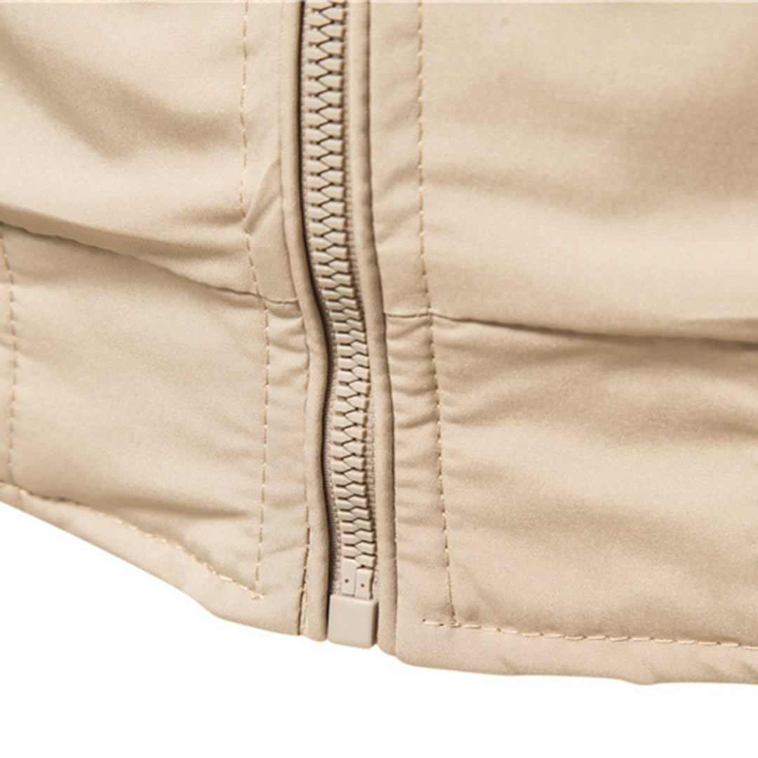 Classic men's fall/spring bomber jacket. A stylish, timeless piece of outerwear for modern men's fashion.