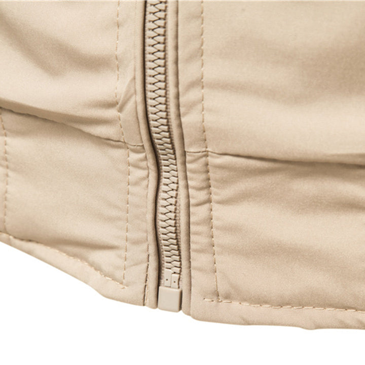 Classic men's fall/spring bomber jacket. A stylish, timeless piece of outerwear for modern men's fashion.