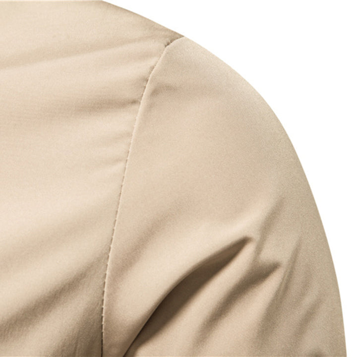 Well-fitted men's bomber jacket with ribbed collar & cuffs. A stylish and comfortable addition to any wardrobe.