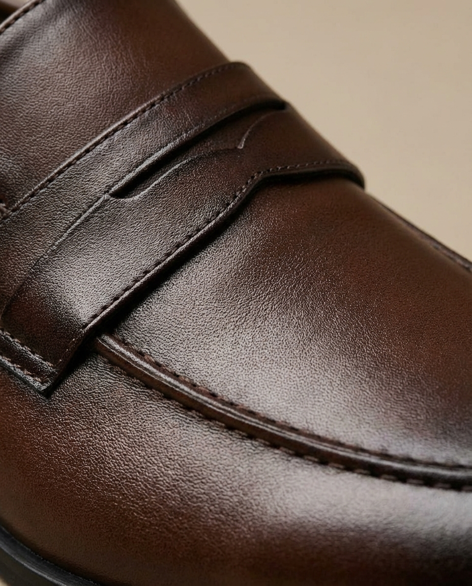 Comfortable men's Briar Loafers, a classic slip-on dress shoe perfect for a polished business casual style.