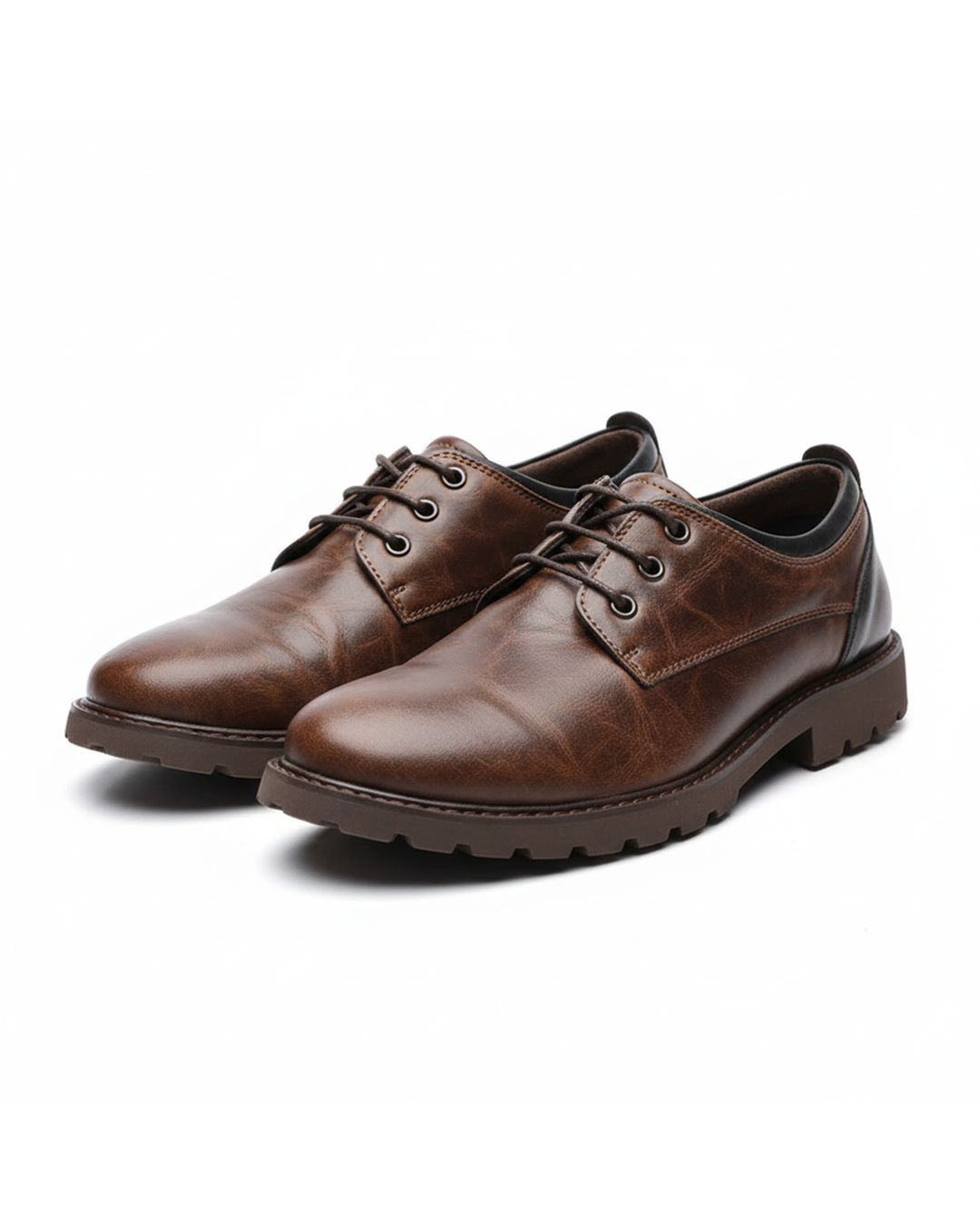 Men's Classic Cedar Ridge Oxfords in dark brown, perfect for timeless style & comfort.