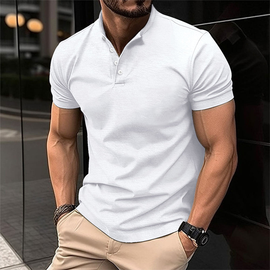 Trendy Marcus Men's Classic Polo, versatile collared shirt for stylish casual or everyday comfort.