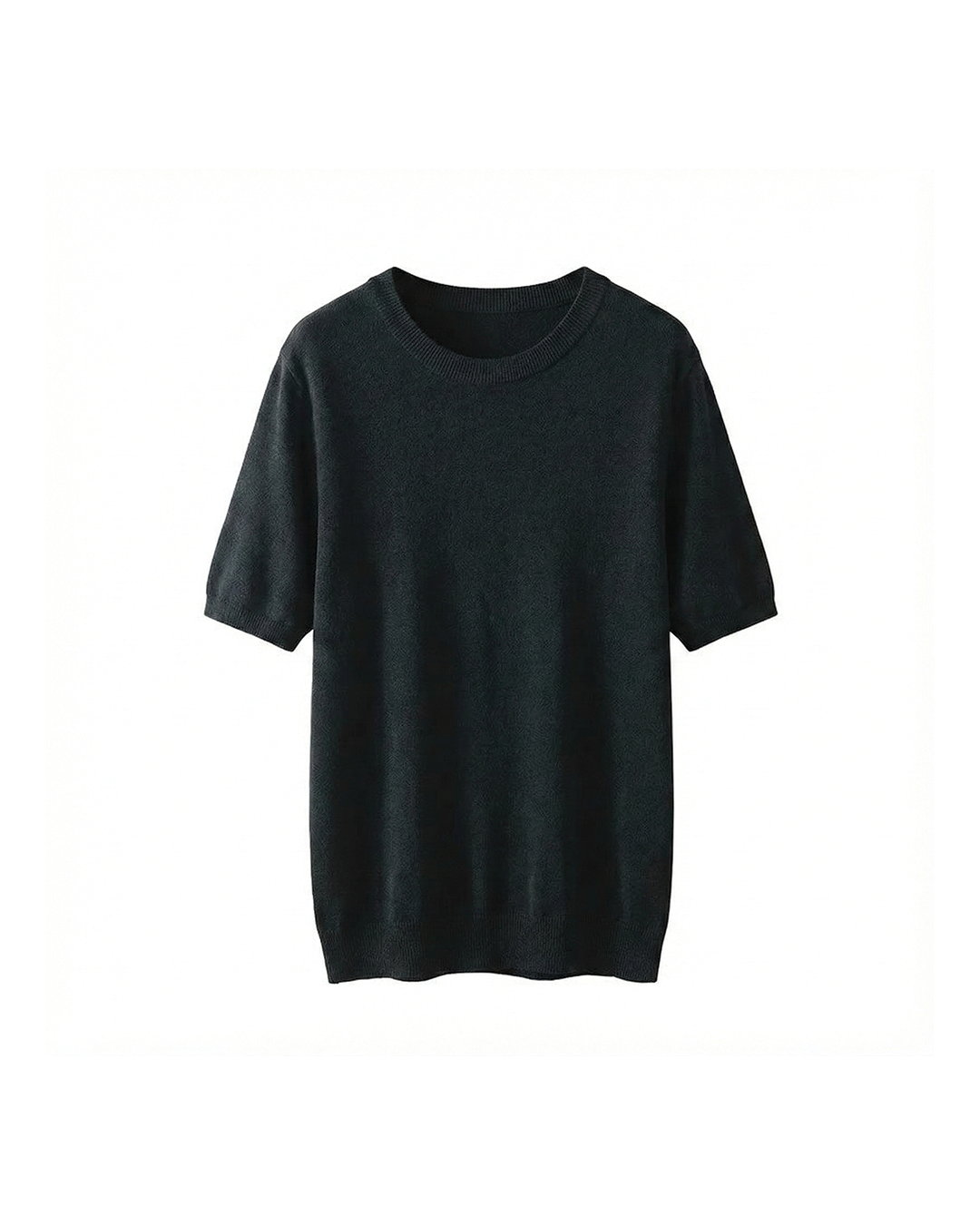 Men's classic crewneck short sleeve shirt, perfect for everyday casual wear. A versatile solid color wardrobe staple.