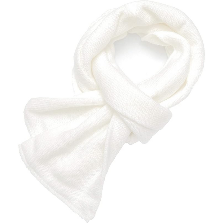 Stylish men's knit winter scarf, double layer construction for ultimate warmth and comfort