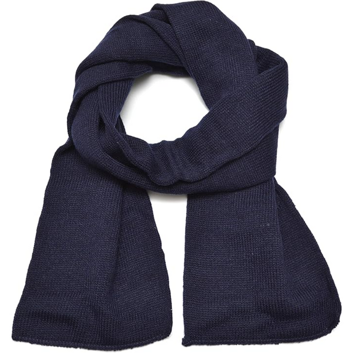 Men's winter fashion knit scarf, double layer for warmth, a timeless and practical accessory