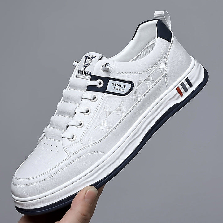 Classic brown men's sneakers, comfortable footwear for stylish everyday wear.
