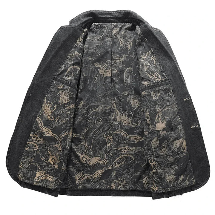 Rugged men's long-sleeve everyday jacket with timeless classic style. Perfect for casual wear & men's fashion outerwear.