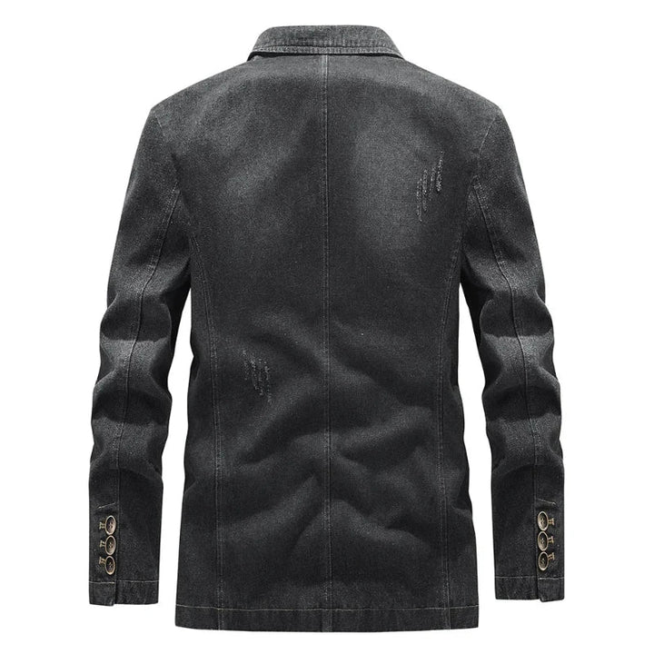 Comfortable men's classic everyday jacket, featuring a timeless design. Rugged style for versatile casual outerwear.