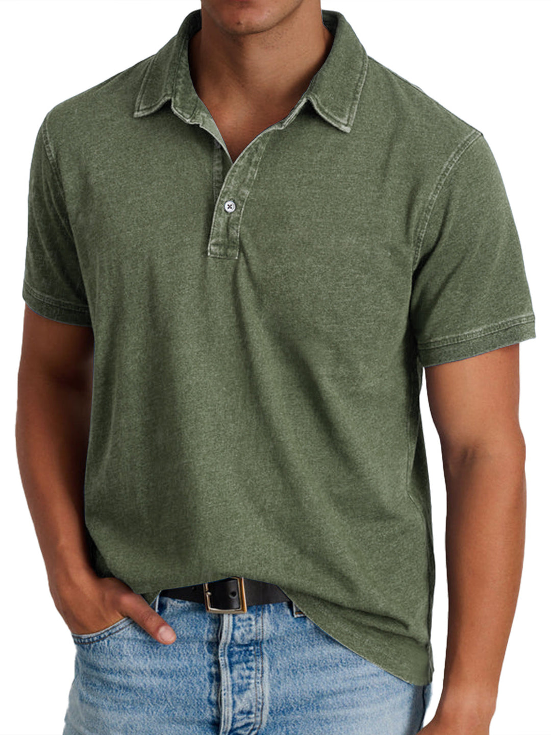 Everyday wear men's polo shirt, classic fit, offering timeless style and relaxed comfort for any occasion.