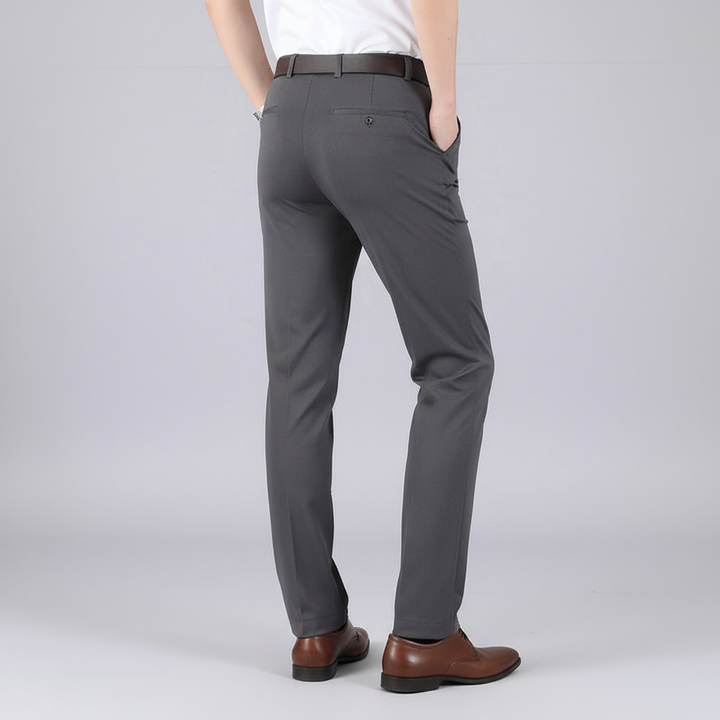 Men's classic fit trousers, perfect for business casual or everyday comfortable apparel