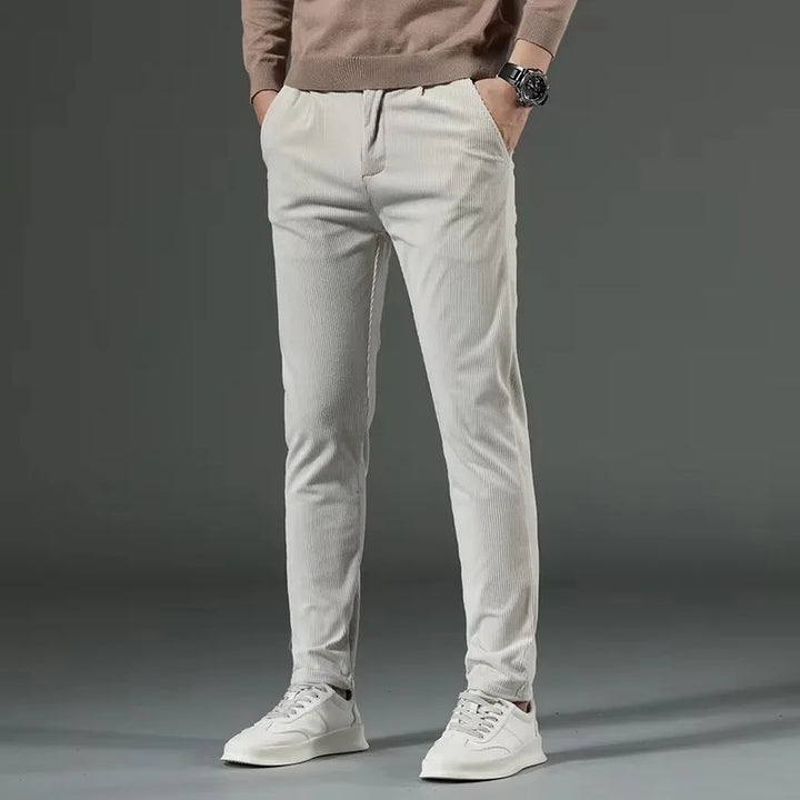 Premium men's comfortable tailored dress pants, designed for a sharp look in any office or casual setting.