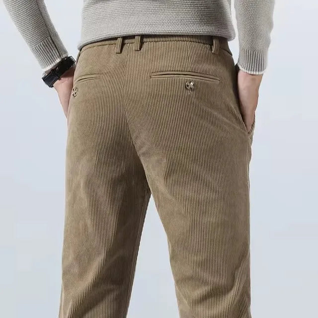 Classic men's tailored dress pants, highly versatile for office, smart casual, or everyday sharp style.