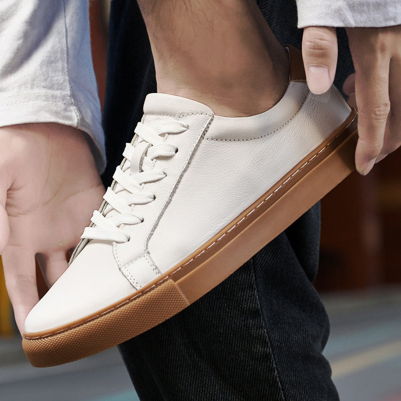 Men's classic genuine leather shoes. Stylish, comfortable & durable, perfect for dress or casual wear.