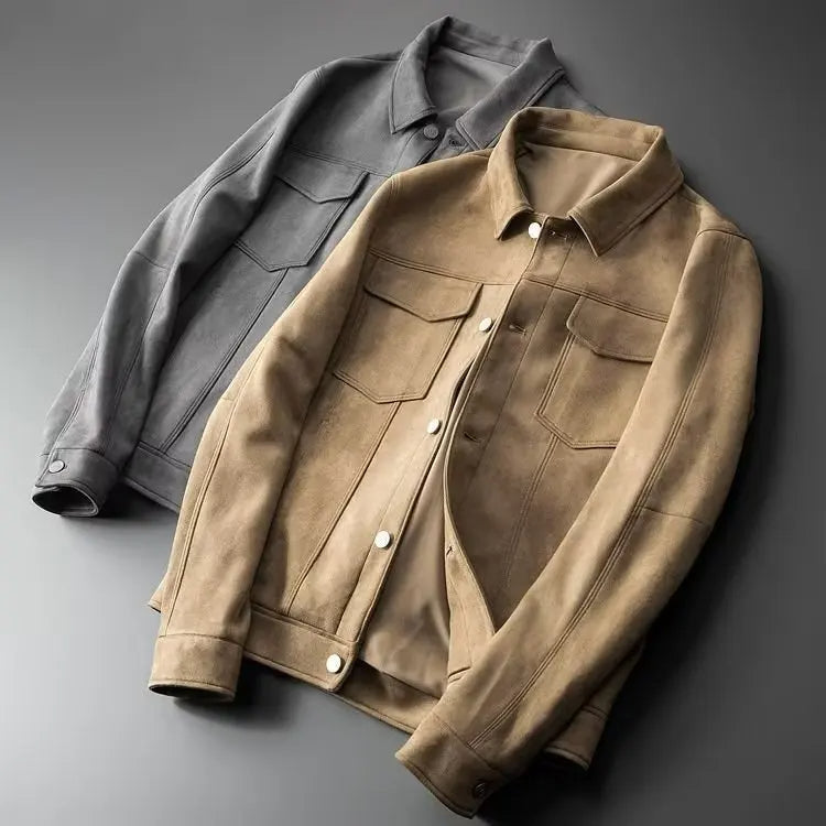 Lightweight men's Harrington jacket, a classic all-season outerwear piece for versatile styling.