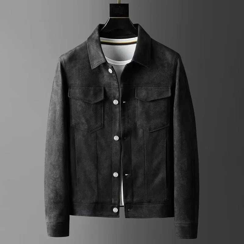 Stylish men's classic Harrington jacket, a slim fit staple for casual fashion and everyday comfort.
