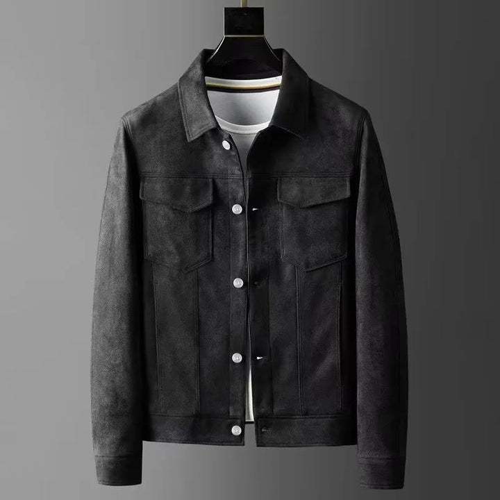 Stylish men's classic Harrington jacket, a slim fit staple for casual fashion and everyday comfort.