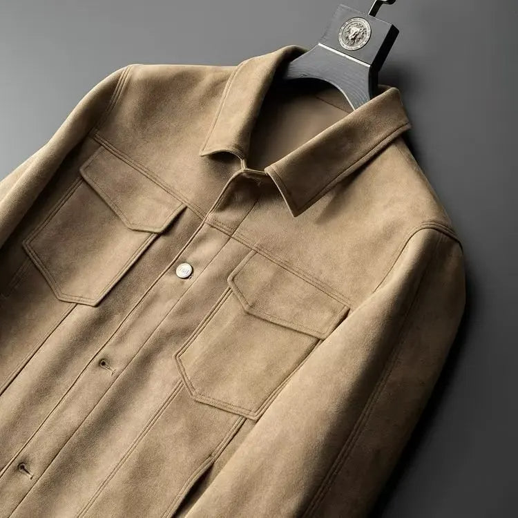 Stylish men's classic Harrington jacket, a breathable and lightweight piece for all-season wear.