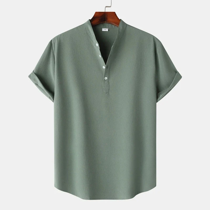 Men's Classic Henley Shirt: Comfortable & versatile men's top for everyday casual style.