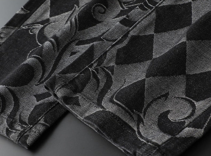 Durable men's stretch indigo jeans, built for everyday comfort & long-lasting style.