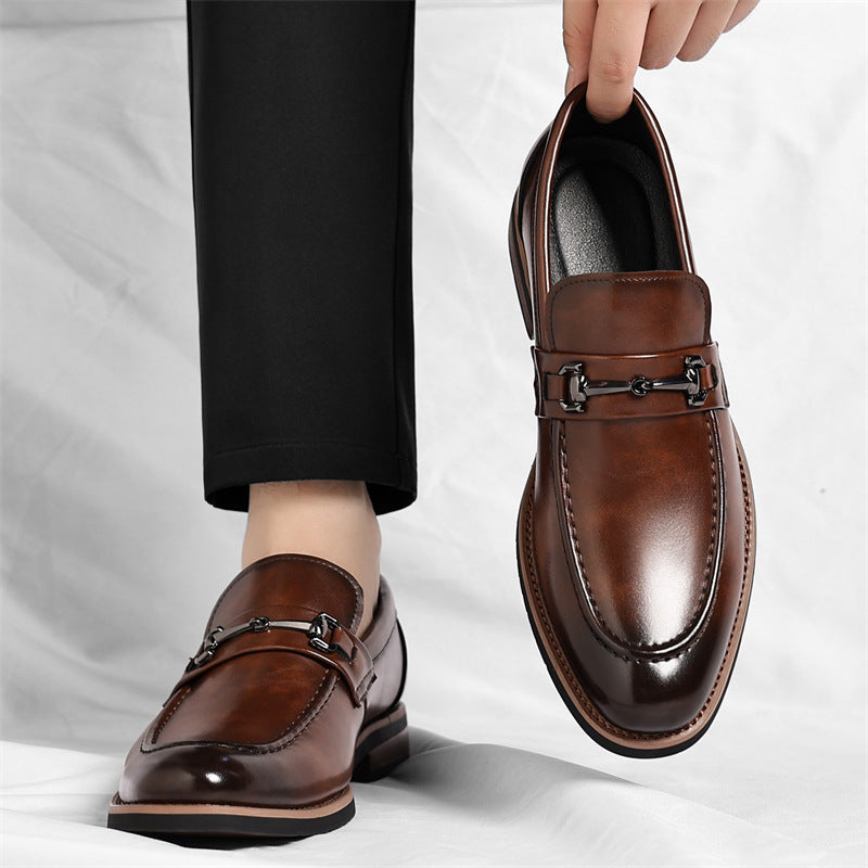 Men's classic comfortable loafers. Italian design slip-on shoes for sophisticated everyday and office wear.