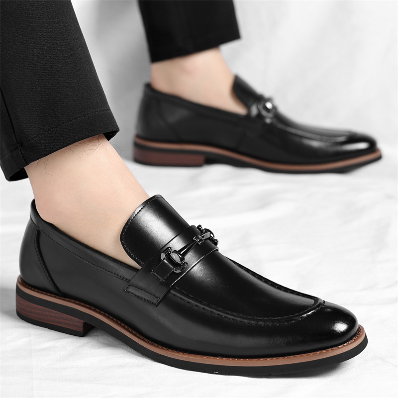 Premium men's comfortable classic loafers. Italian style slip-on shoes for durable office and casual everyday wear.