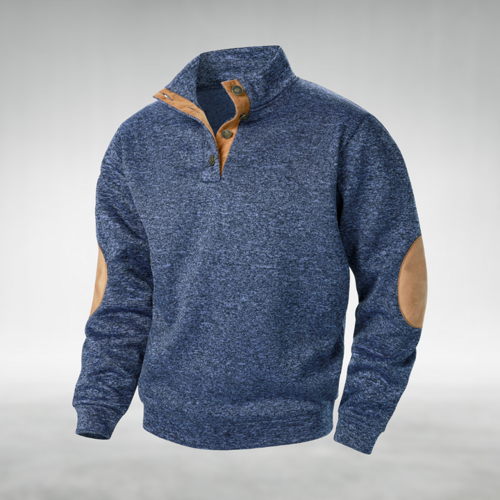 Men's classic knit sweater, a warm long-sleeve pullover for effortless fall and winter comfort and style.