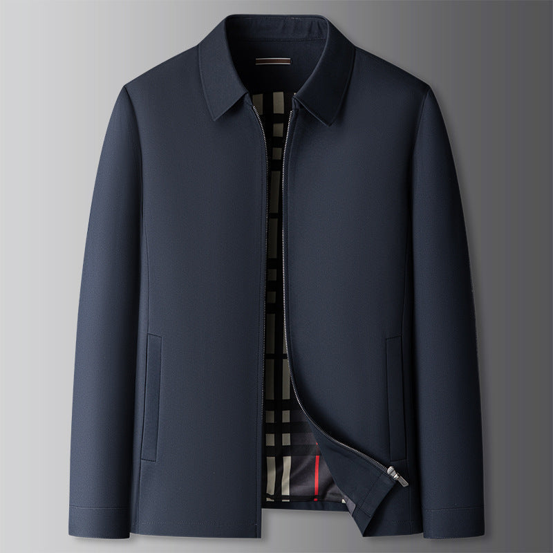 Versatile men's outerwear windbreaker for travel and layering. Lightweight and perfect for transitional weather.