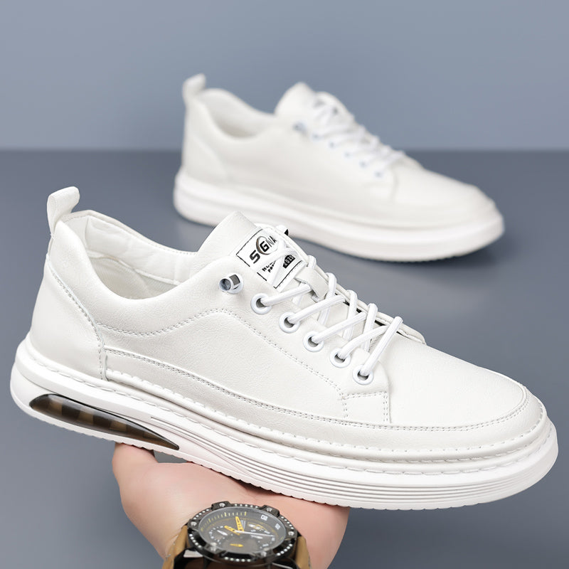 Men's casual low-top lace-up sneakers, providing a stylish look and comfortable walking experience.