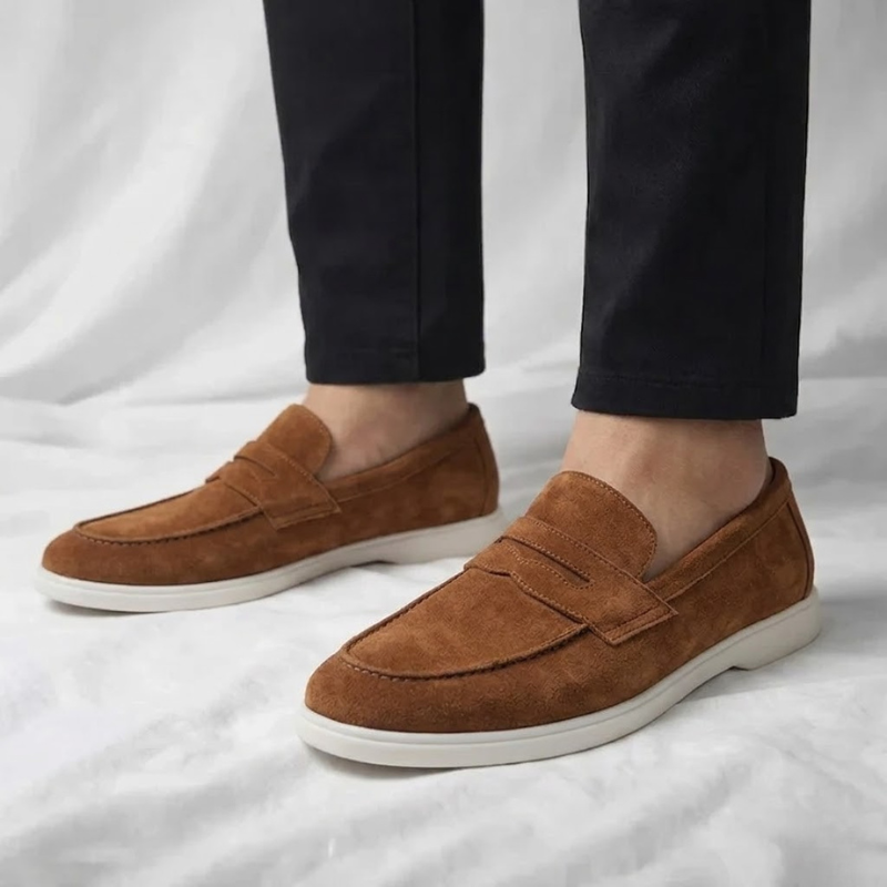 Versatile men's penny loafers. Slip-on dress and casual shoes for everyday style & comfort.