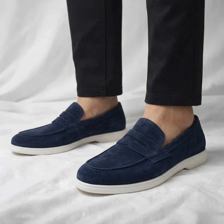 Men's comfortable penny loafers. Slip-on casual shoes designed for everyday wear & ultimate comfort.