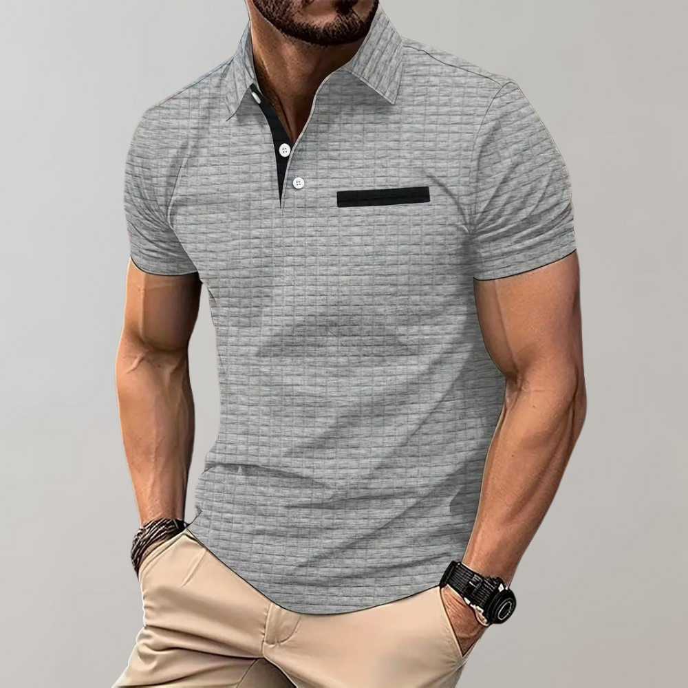 Smart casual men's polo shirt, a timeless classic for modern men.