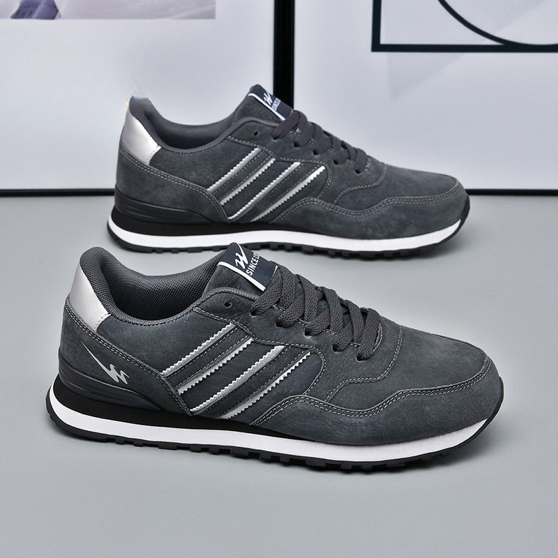 Men's Classic Retro Athletic Sneakers, offering comfortable cushioned support & vintage style for daily wear.