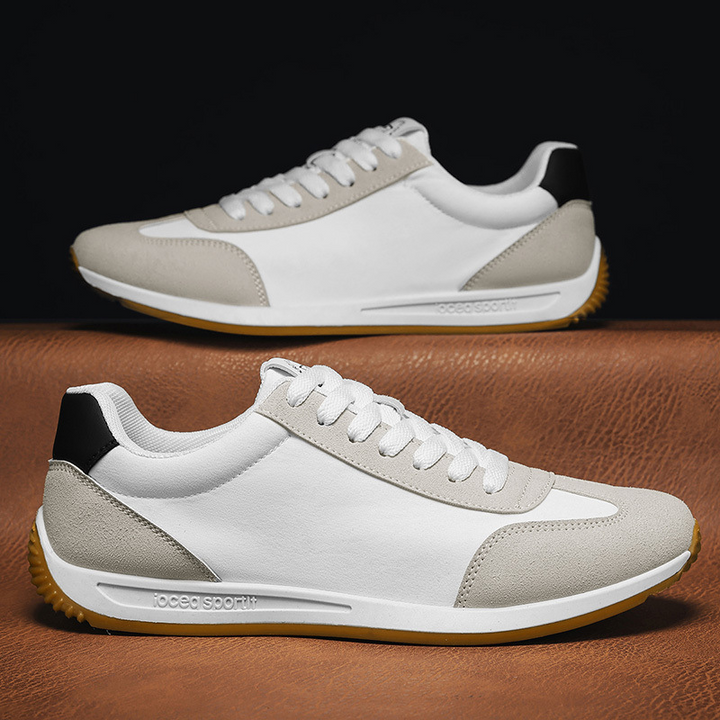 Vintage-inspired men's retro sneakers. Classic style with modern comfort & cushioned support.