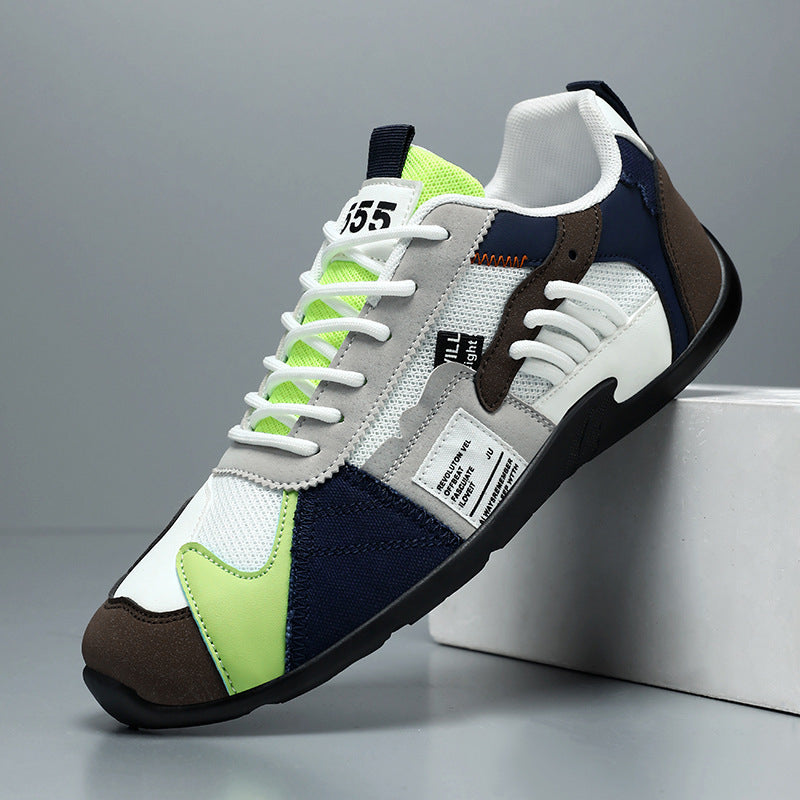 Fashionable men's retro sneakers for urban street wear, blending classic style with everyday comfort.