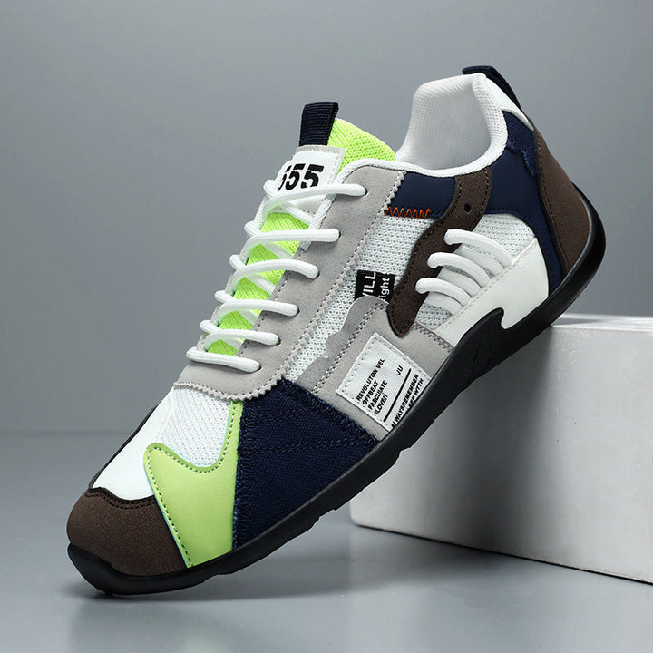 Fashionable men's retro sneakers for urban street wear, blending classic style with everyday comfort.