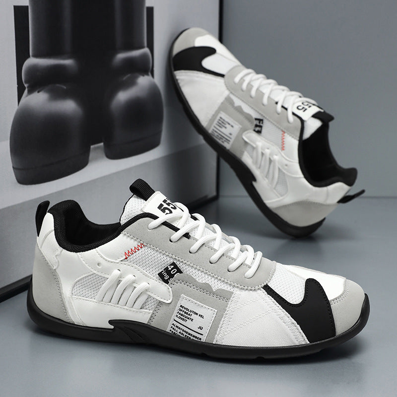 Durable men's retro urban sneakers with a strong grip sole, perfect for classic street style and daily use.