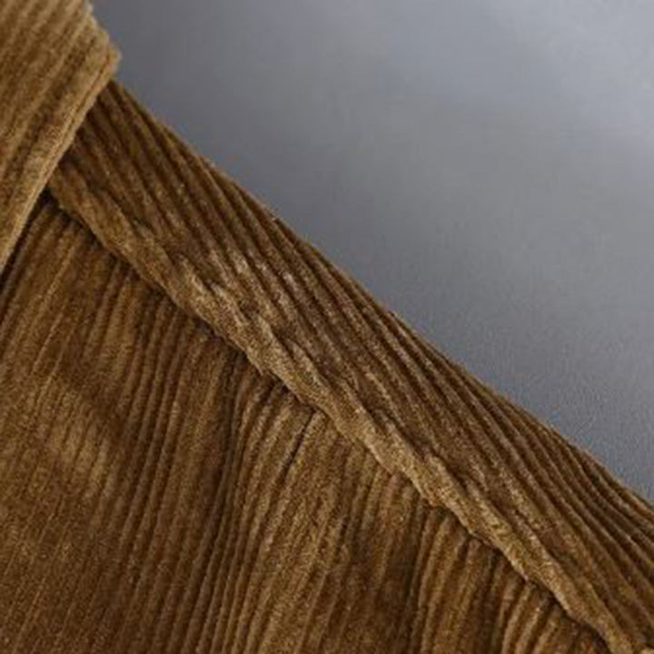 Comfortable men's ribbed corduroy jacket. Warm lined outerwear, perfect for autumn & winter casual fashion.