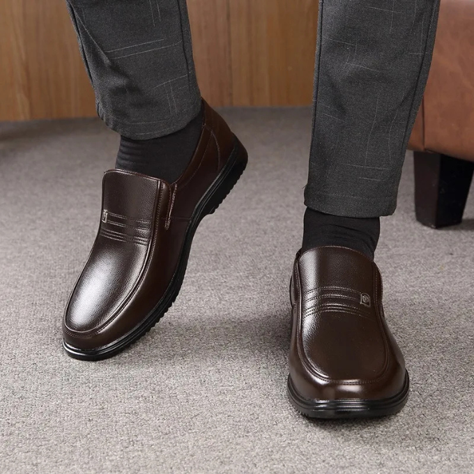 Stylish men's formal slip-on shoes, classic loafers for comfortable all-day wear and a polished look.