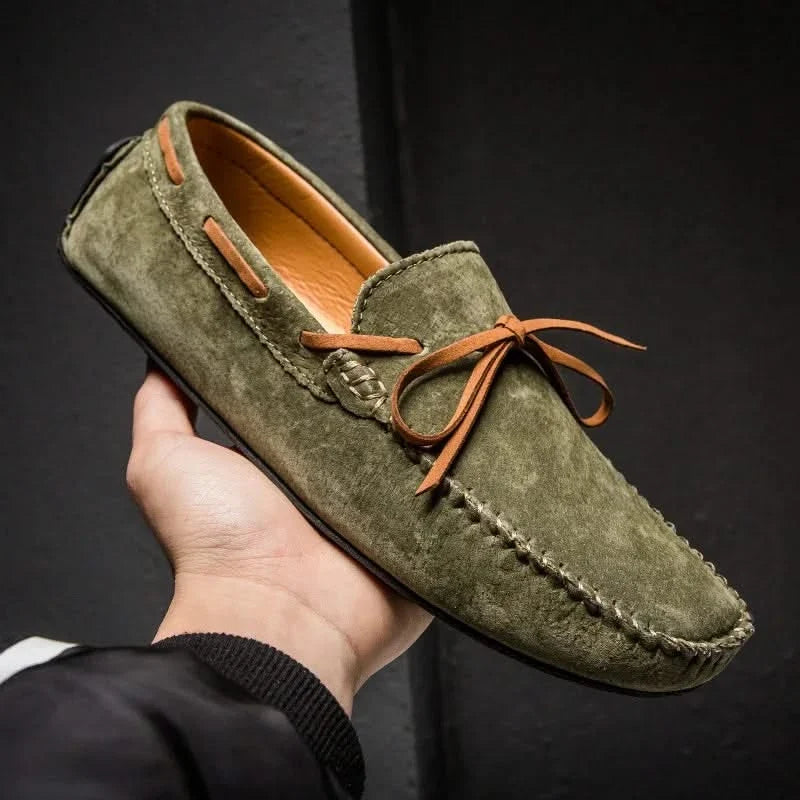 Stylish men's classic slip-on comfort loafers, practical and versatile for spring & summer fashion.