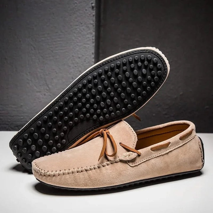 Versatile men's classic slip-on loafers, ideal lightweight footwear for spring and summer casual wear.