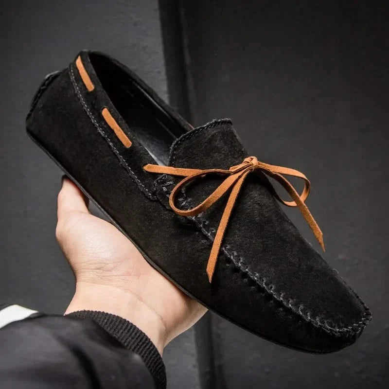 Lightweight comfort slip-on loafers for men, classic design for versatile spring/summer fashion.