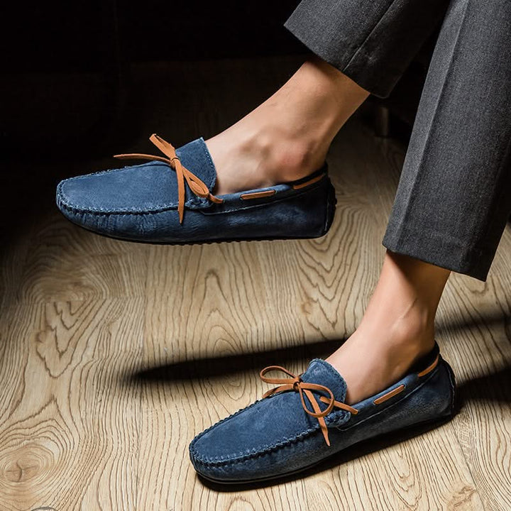Simple, classic men's slip-on loafers. Comfort footwear, great for spring/summer style.