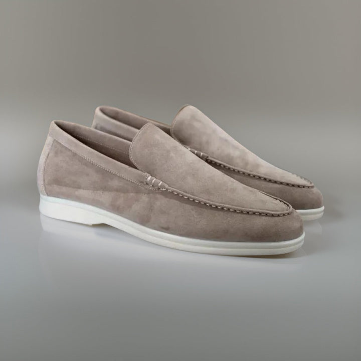 Men's classic slip-on loafers, elegant & comfortable for casual or formal wear.