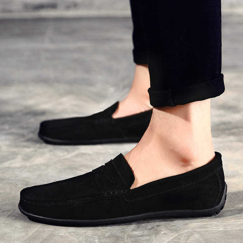 Classic men's slip-on loafers with all-day comfort and stylish versatile design.