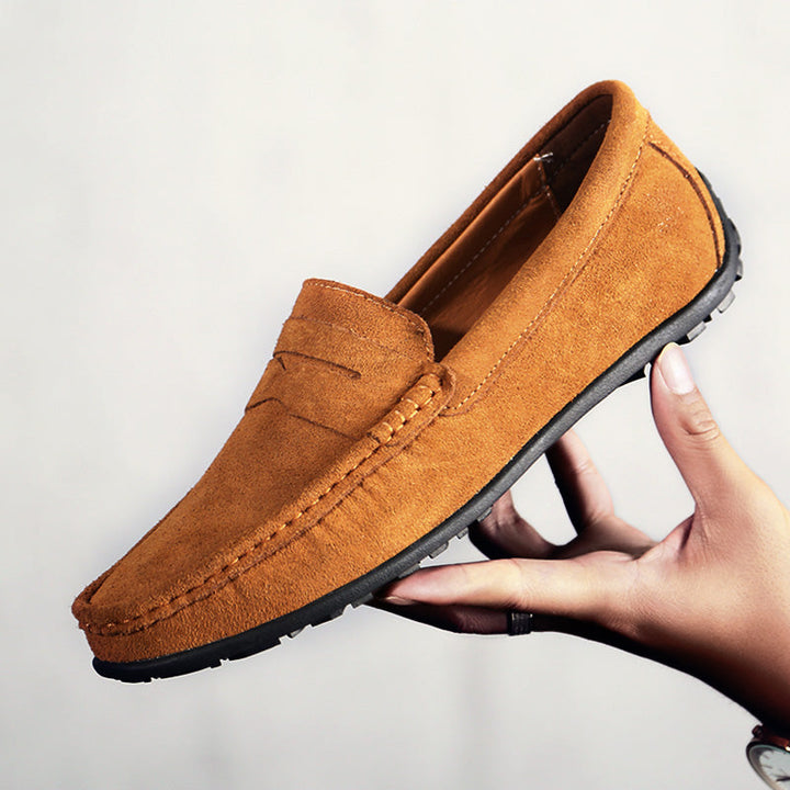 Comfortable men's slip-on loafers, ideal for all-day wear with classic style.