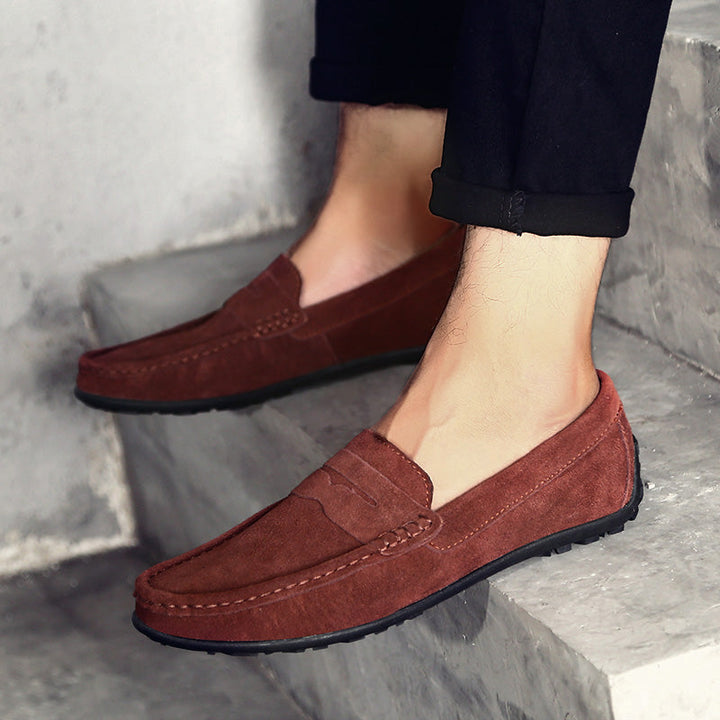 Easy slip-on men's loafers for comfortable, stylish smart casual or everyday business wear.