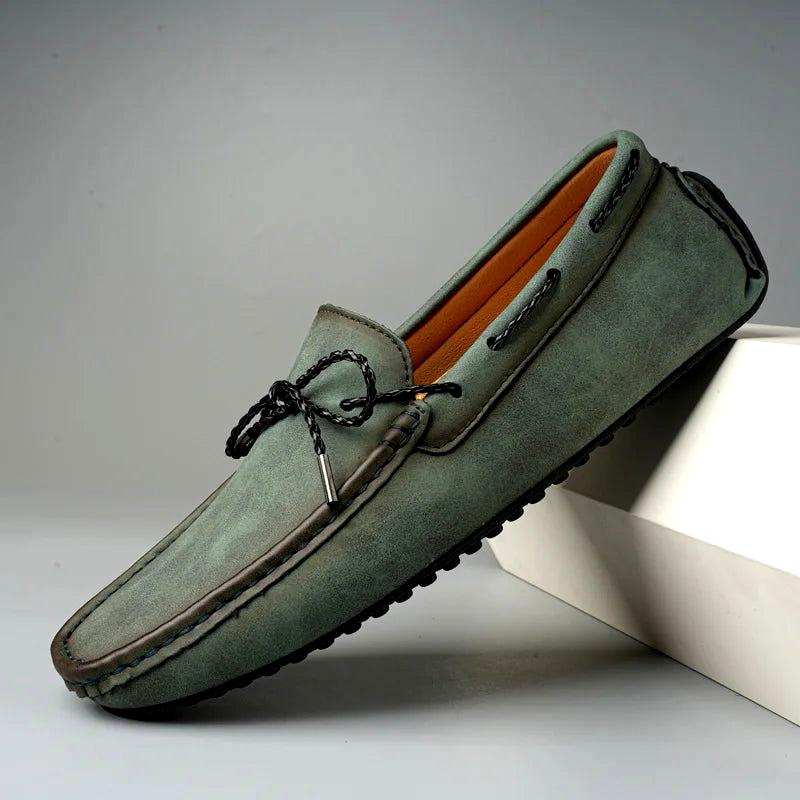 Comfortable men's classic slip-on loafers, offering polished style for versatile dress and casual footwear.