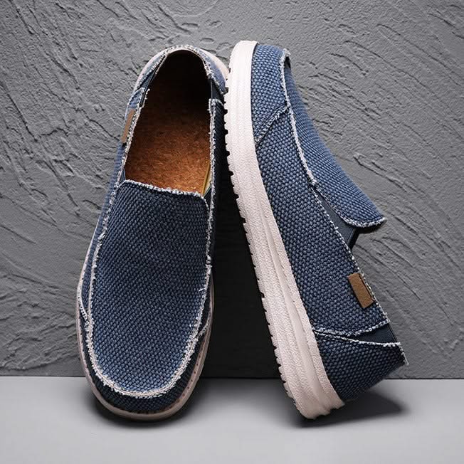 Casual men's classic slip-on mariner loafers. Comfortable, lightweight footwear for easy everyday wear.