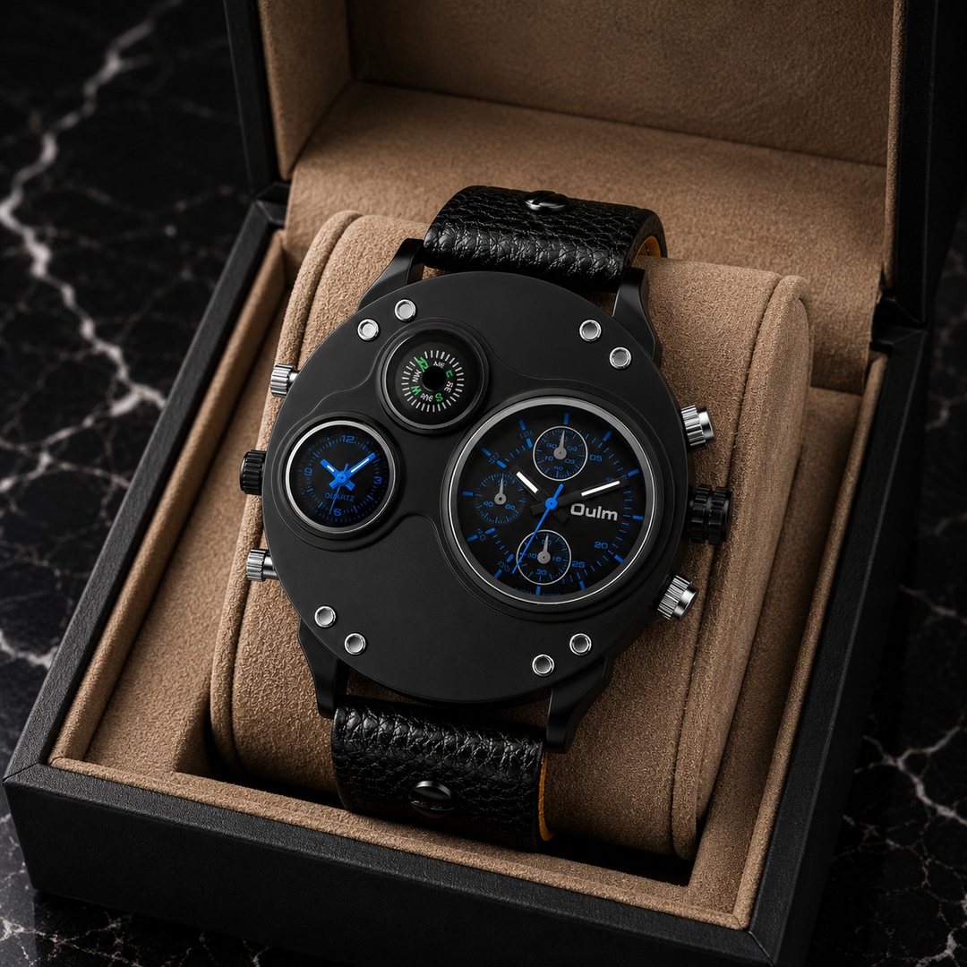 Classic men's stainless steel watch, a sophisticated and versatile accessory.