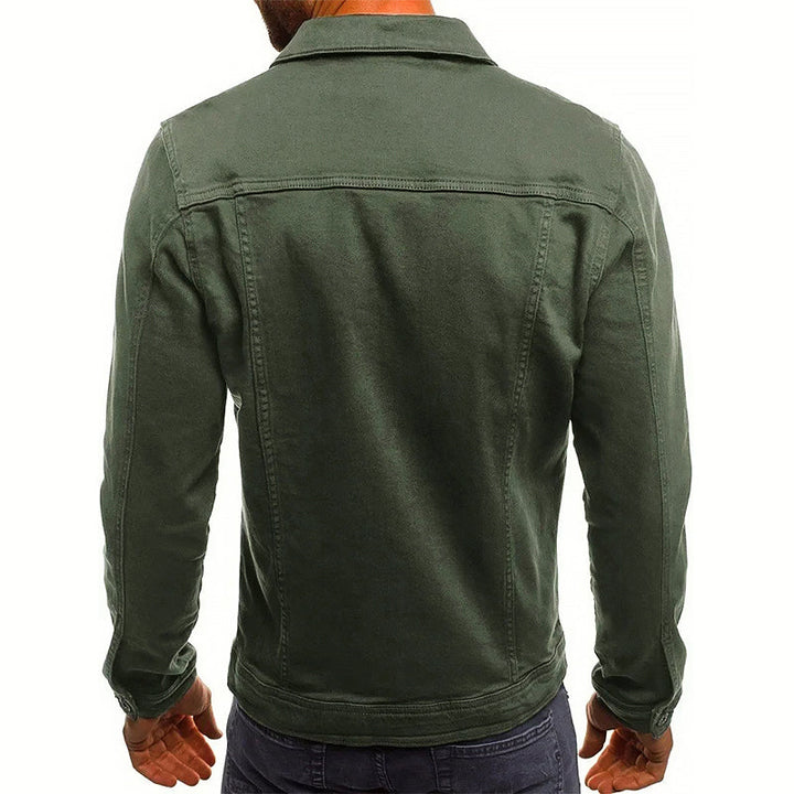 Classic Sterling Men's Denim Jacket. Timeless design, comfortable fit, ideal for stylish men's everyday wear.